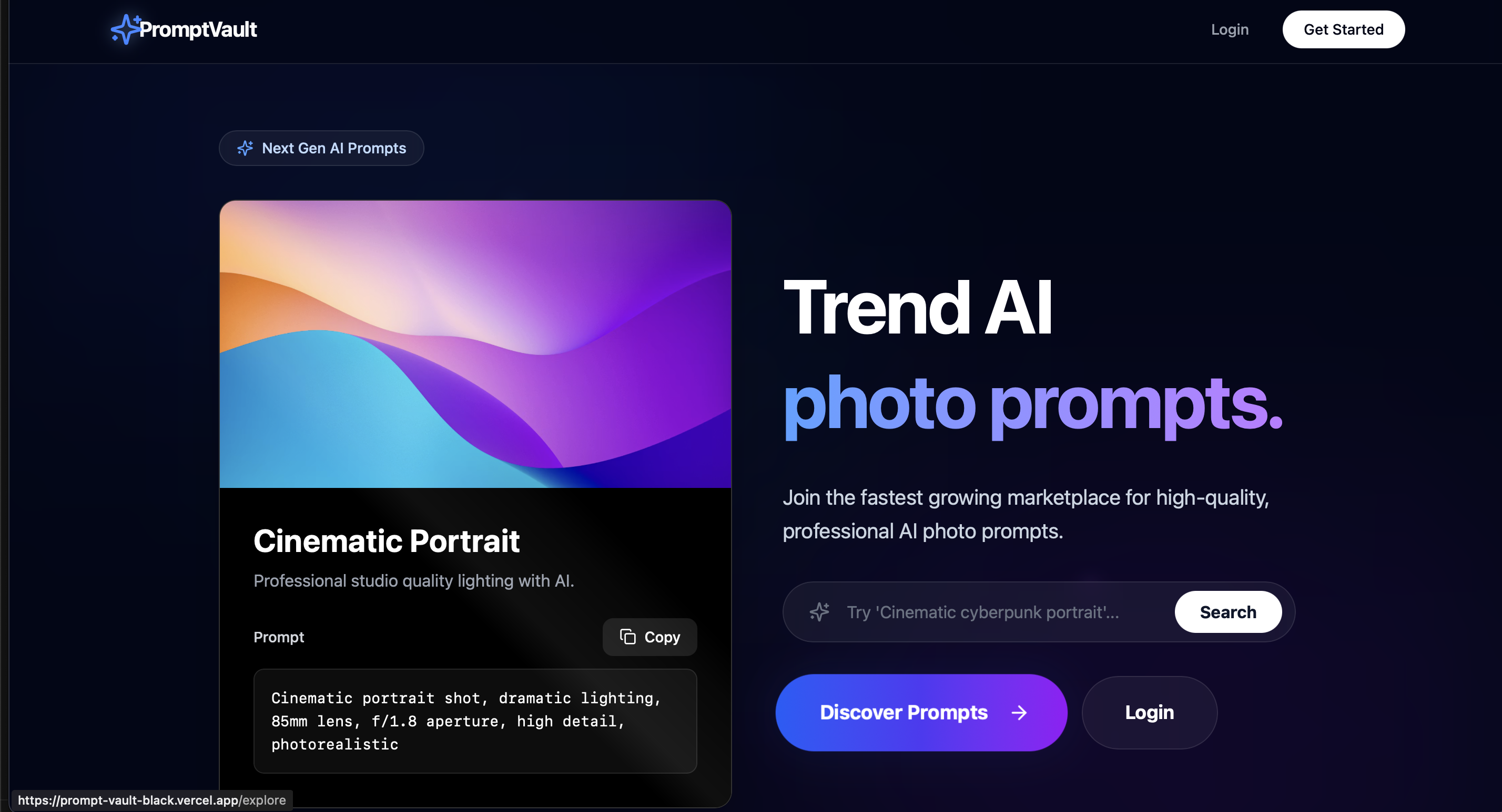 Project 1 screenshot